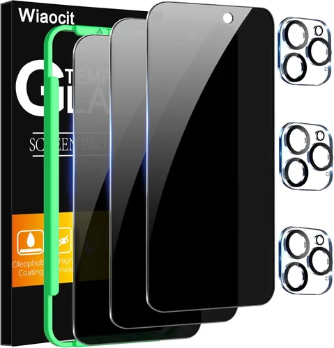 Vista 10 de Wiaocit Paquete de 3 protectores de lente de cámara de vidrio templado para iPhone Air, dureza 9H, antiarañazos, compatible con fundas