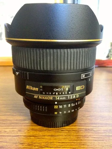 Vista 2 de Nikon AF FX NIKKOR 0.551 in f/2.8D ED Lente de zoom fijo ultra gran angular con enfoque automático para cámaras DSLR Nikon