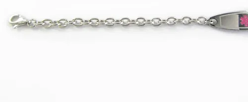 Vista 3 de My Identity Doctor - Custom Medical Alert Bracelet with Engraving 316L Steel