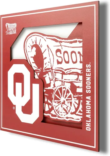 Vista 52 de YouTheFan NCAA Alabama Crimson Tide Serie de Logo 3D de Arte de Pared - 12x12 pulgadas