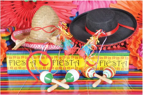 Vista 5 de Beistle Maracas mexicanas de madera decoradas a mano, 4 piezas, recuerdos de fiesta, 8 pulgadas, multicolor