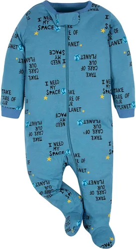 Vista 4 de Gerber baby-boys 4 Pack Sleep 'N Play Footie