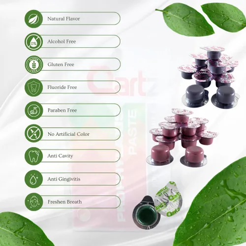 Vista 3 de Pulidor de dientes profesional de fuerza profesional con sabor a menta (grueso)