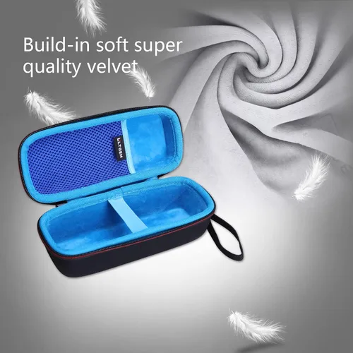 Vista 5 de LTGEM - Funda compatible con Flip 4 y Sonos Roam altavoz portátil impermeable (azul)