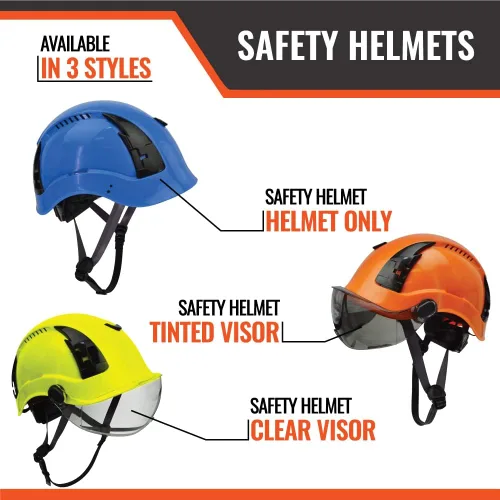 Vista 7 de Malta Dynamics APEX ANSI Z89.1 Tipo 1 Casco de Seguridad para Construcción con Viseras Adicionales