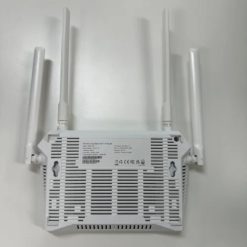 Vista 9 de U-SPEED Router AX1500 WiFi 6 Router de Internet inalámbrico de doble banda, velocidad inalámbrica de hasta 1.5 Gbps, puertos Gigabit completos