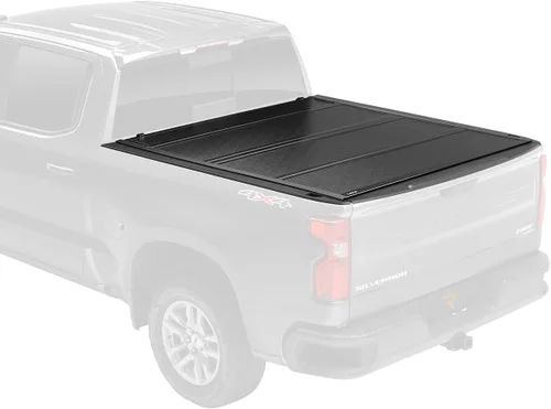 Vista 9 de Gator Cubierta Tonneau suave de tres pliegues para caja de camioneta con correas de engranaje 61501 Compatible con Nissan Frontier 2005-2021