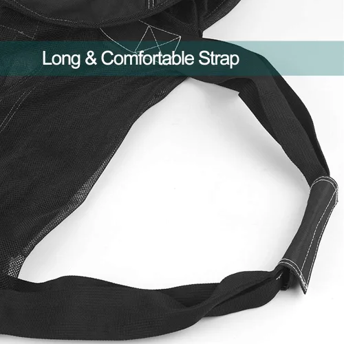 Vista 5 de Bolsa de lona XXL de malla Bulex para equipo de buceo o esnórquel, bolsa extra grande para llevar equipo de esnórquel, ideal para playa, piscina