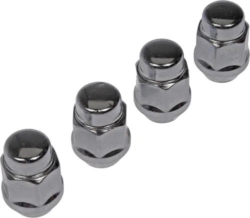 Dorman 711-105 - Tapón de asiento cromado para tuercas de rueda 7/16-20, compatible con modelos seleccionados, paquete de 4
