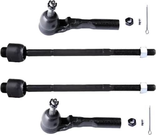 ECCPP Extremo de barra de acoplamiento interior Extremo de barra de acoplamiento exterior 1999-2007 para Chevrolet Silverado 1500 1999-2007 para Gmc