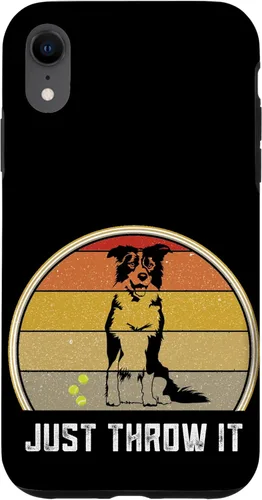 Vista 24 de iPhone 16 Just Throw It Border Collie Women Men Herding Dog Ball Fetch Case