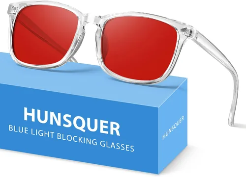 Vista 33 de hunsquer Gafas de luz azul para mujer/hombre