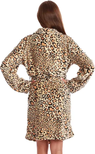 Vista 3 de Just Love Velour Chevron Texture Bath Robes for Women