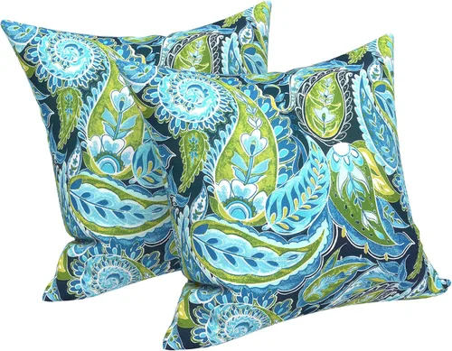 Vista 183 de LVTXIII - Juego de fundas para cojines de sofá o sillón de exteriores, para lumbar, no se decoloran, 2 unidades de 12" x 20", con relleno, estampado