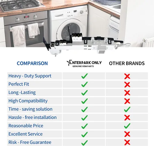Vista 6 de Enterpark DC64-00519D - Pieza de repuesto para interruptor de cerradura de puerta de lavadora para Samsung reemplaza 8182634, DC64-00519B, 8181700