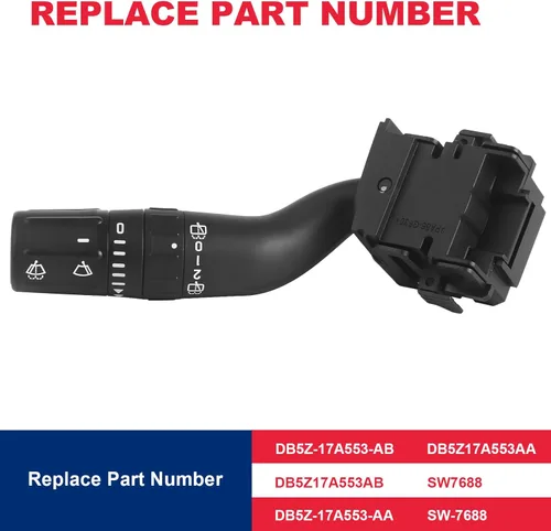 Vista 2 de Interruptor de Limpiaparabrisas Compatible con Ford - 2011-2019 Explorer, 2011-2015 Edge, 2013-2018 Police Interceptor Utility, 2011-2017 Lincoln