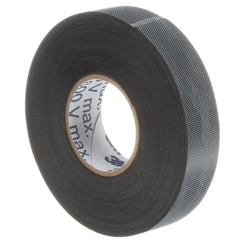 Vista 3 de 3M Temflex Cinta de empalme de goma 2155, 34 pulgadas x 22 pies, negro, cinta aislante eléctrica autofusible, de uso general, 1 rollo
