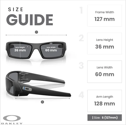 Vista 4 de Oakley Gascan OO9014 Gafas de sol+paquete con correa + paquete con kit de cuidado iWear de diseñador