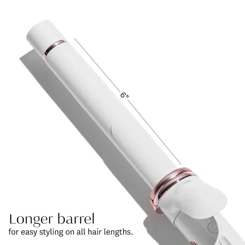 Vista 5 de T3 CurlWrap Automatic Rotating Curling Iron with Longer Barrel, 2 Timer Settings, 9 Heat Settings, Auto-Rotating Ceramic Barrel and Ion Generator