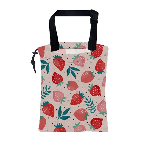 Vista 11 de Bolsa de basura para automóvil, diseño abstracto de mármol dorado con cordón ajustable, bolsa de basura para colgar para asiento trasero con hebilla