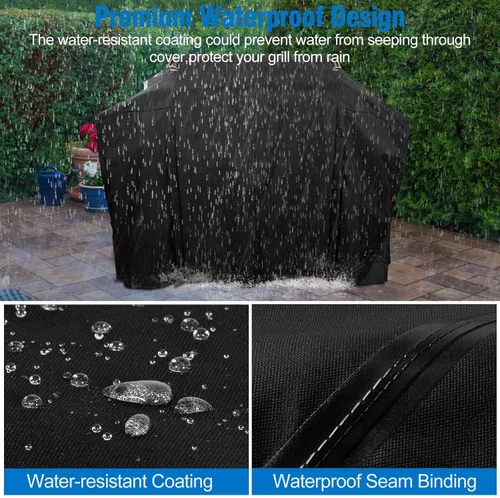 Vista 5 de Cubierta de plancha para parrilla Blackstone de 28 pulgadas XL, a prueba de rasgaduras, material resistente a la parrilla culinaria de 75 pulgadas