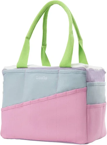 Vista 5 de Soolla Bolsa de estudio: bolsa de herramientas de cerámica, almacenamiento de suministros de arte, organizador de hilo de tejer, proyectos