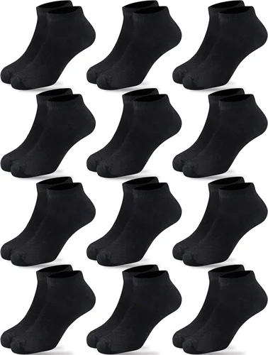 Duufin 12 pares de calcetines deportivos para niños pequeños, calcetines atléticos de corte bajo, calcetines de media amortiguación para niños