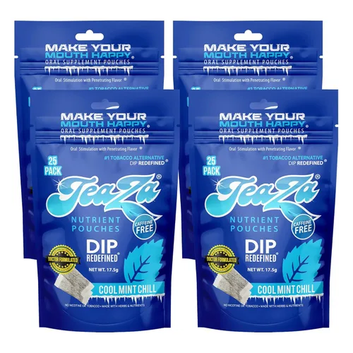 Vista 20 de Teaza Bolsas energéticas a base de hierbas, para masticar tabaco, alternativa sin nicotina, sin humo, tabaco alternativo y inmersión saludable