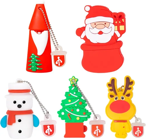 Vista 15 de BORLTER CLAMP Memoria USB Stick 4pcs 16GB Cute Flash Drive Capybara Animal Memory Stick Novedad Flash Drive Pendrive Thumb Drive Regalo