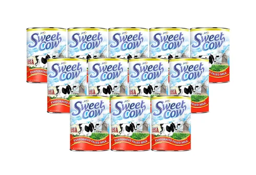 Vista 5 de Jans Sweet Cow - Leche rellena evaporada, leche para cocinar y leche condensada sin intercambiar para hornear, postres, panadería, sopas, salsas