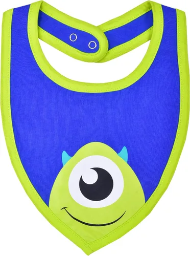 Vista 6 de Disney Body y babero Monster Inc Mike para bebé niño paquete de 3