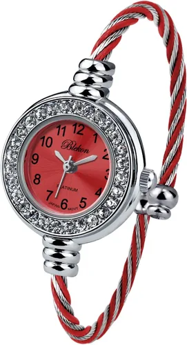 Vista 31 de Blekon Collections Reloj de Pulsera Tipo Brazalete para Mujer - Pantalla Analógica Redonda Números Árabes Caja de 23mm Reloj con Brazalete