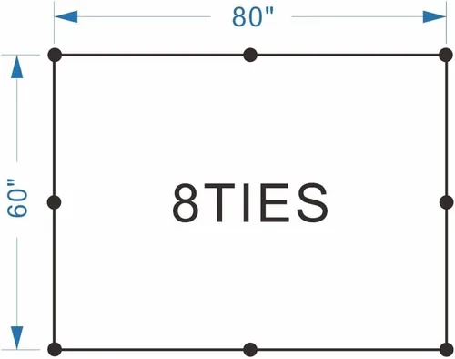 Vista 8 de Funda de edredón de 100% algodón lavado para manta con peso, 60 x 80pulgadas, con 8 lazos y cierre en el lado largo, color caqui, no incluye relleno