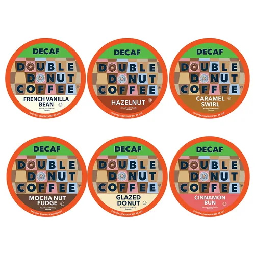 Vista 12 de Cápsulas de café con sabor a caramelo de doble dona, café de caramelo en cápsulas de café de una sola porción para las cafeteras Keurig K Cup