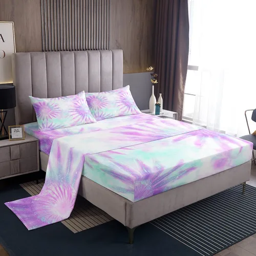 Vista 21 de Erosebridal Highland Cow - Juego de sábanas de tamaño individual con diseño de rosas para niños, niñas, adolescentes, adultos, animales salvajes