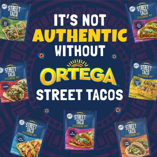 Vista 63 de Ortega Mezcla de condimentos Street Taco, Al Pastor, 1 onza (paquete de 12)