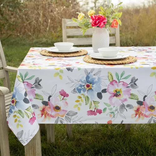 Vista 10 de Benson Mills - Mantel antiderrames para interiores y exteriores, para primavera, verano, fiesta, picnic