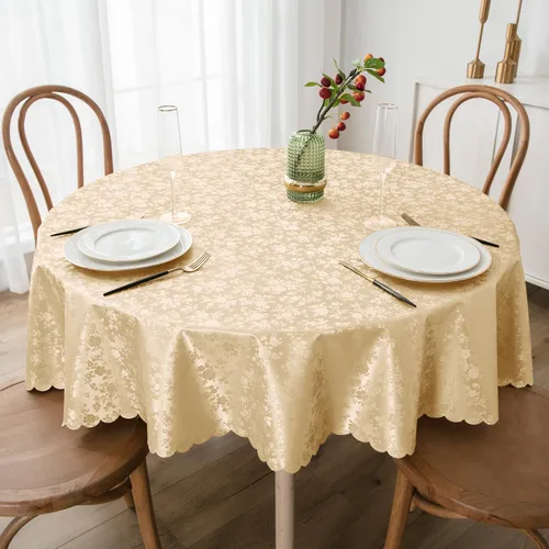 Vista 72 de Smiry Square Table Cloth, Waterproof Heavy Duty Vinyl Tablecloths, Wipeable Washable Table Cover for Kitchen and Dining Room (Baby Blue, 54" X 54")