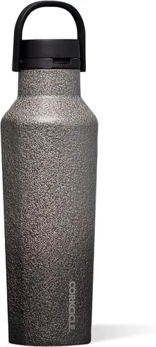 Vista 45 de Corkcicle Classic Sport Canteen - Botella de agua aislada de acero inoxidable, compacta y apta para viajes, duradera, apta para lavavajillas, sin