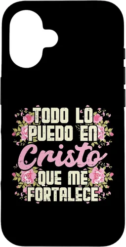 Vista 32 de Todo Lo Puedo En Cristo God Jesus - Funda de regalo cristiana para iPhone 17