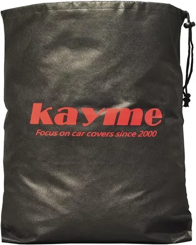 Vista 7 de Kayme - Cubierta completa impermeable de 7 capas para automóvil, apta para todo clima, protección para exteriores contra lluvia, sol, rayos UV