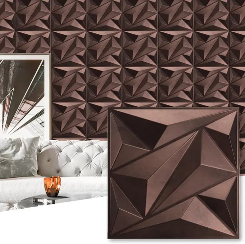 Vista 18 de Art3dwallpanels - Paquete de 33 paneles de pared 3D con diamantes, color blanco, 12 x 12 pulgadas 2-Blanco