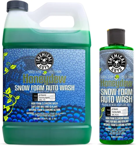 Vista 22 de Chemical Guys CWS20816 - Jabón de espuma de nieve de sandía para lavar el auto (funciona con cañones de espuma o cubos de lavado), seguro