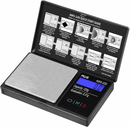 Vista 17 de AWS Series Báscula digital de bolsillo, AWS-70-BLK, Negro, 1