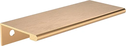 Vista 48 de Richelieu Hardware BP98982510 Lincoln Collection 1 pulgada (25 mm) de centro a centro Manija de tirador de borde de gabinete y cajón de aluminio