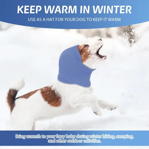 Vista 2 de Envolturas para los oídos para perros y gatos, redecilla de perro para hematoma de oído, orejeras para mascotas para aliviar la ansiedad