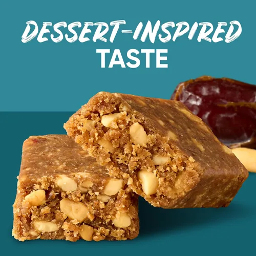 Vista 5 de Larabar - Galleta de mantequilla de maní, barras veganas de frutas y nueces sin gluten, 12 unidades Sin gluten, vegano, sin lácteos, sin soja