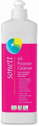 Sonett Natural Universal All Purpose Cleaner 16.9 fl oz/ 16.9 fl oz - Fuerte grasa y propiedades de disolución de la suciedad. Los aceites de