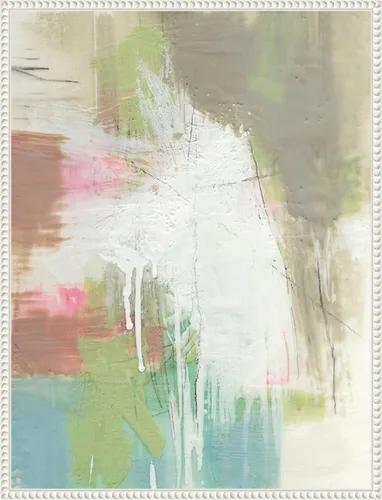 Vista 17 de Amanti Art Framed Canvas Wall Art 24x18 Retro Splash I by Jennifer Goldberger, Framed Wall Art Canvas, Abstract Artwork, Traditional Decor, Medium