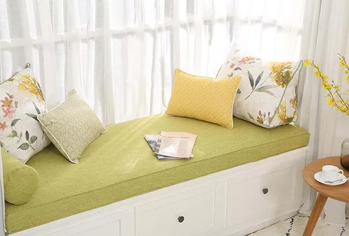 Vista 8 de Cojín de banco personalizado extra largo para columpio de 2/3/4 plazas, cojín de sofá grande, cojín de espuma viscoelástica de lujo para exteriores